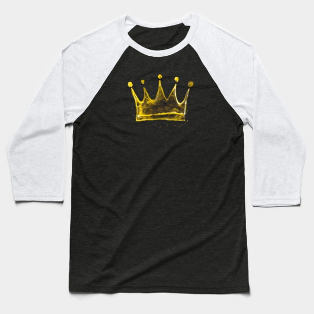 Crayon Crown #3 Baseball T-Shirt by Butterfly Venom